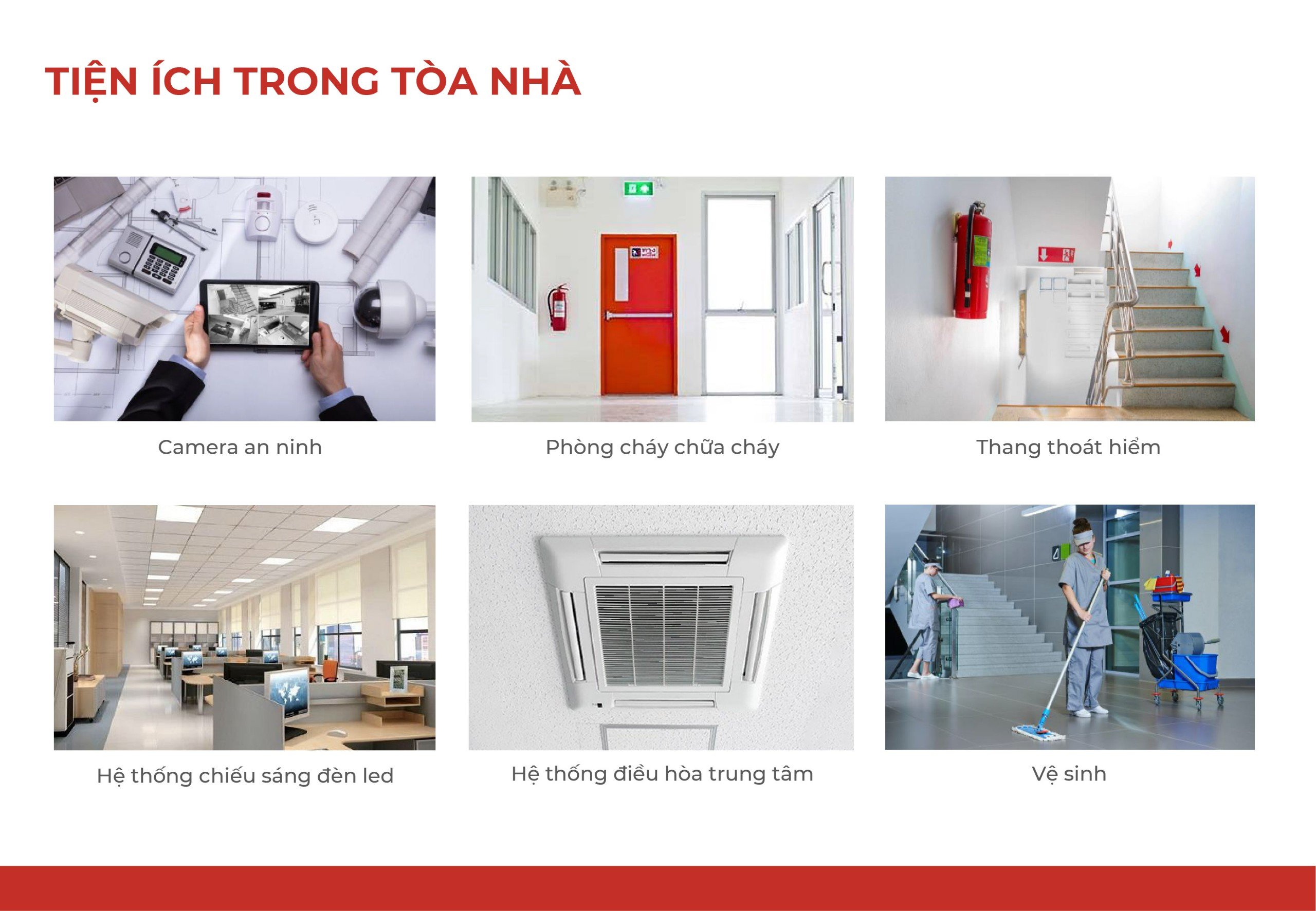 Tiện ích nội khu tòa nhà VNO 129 Điện Biên Phủ