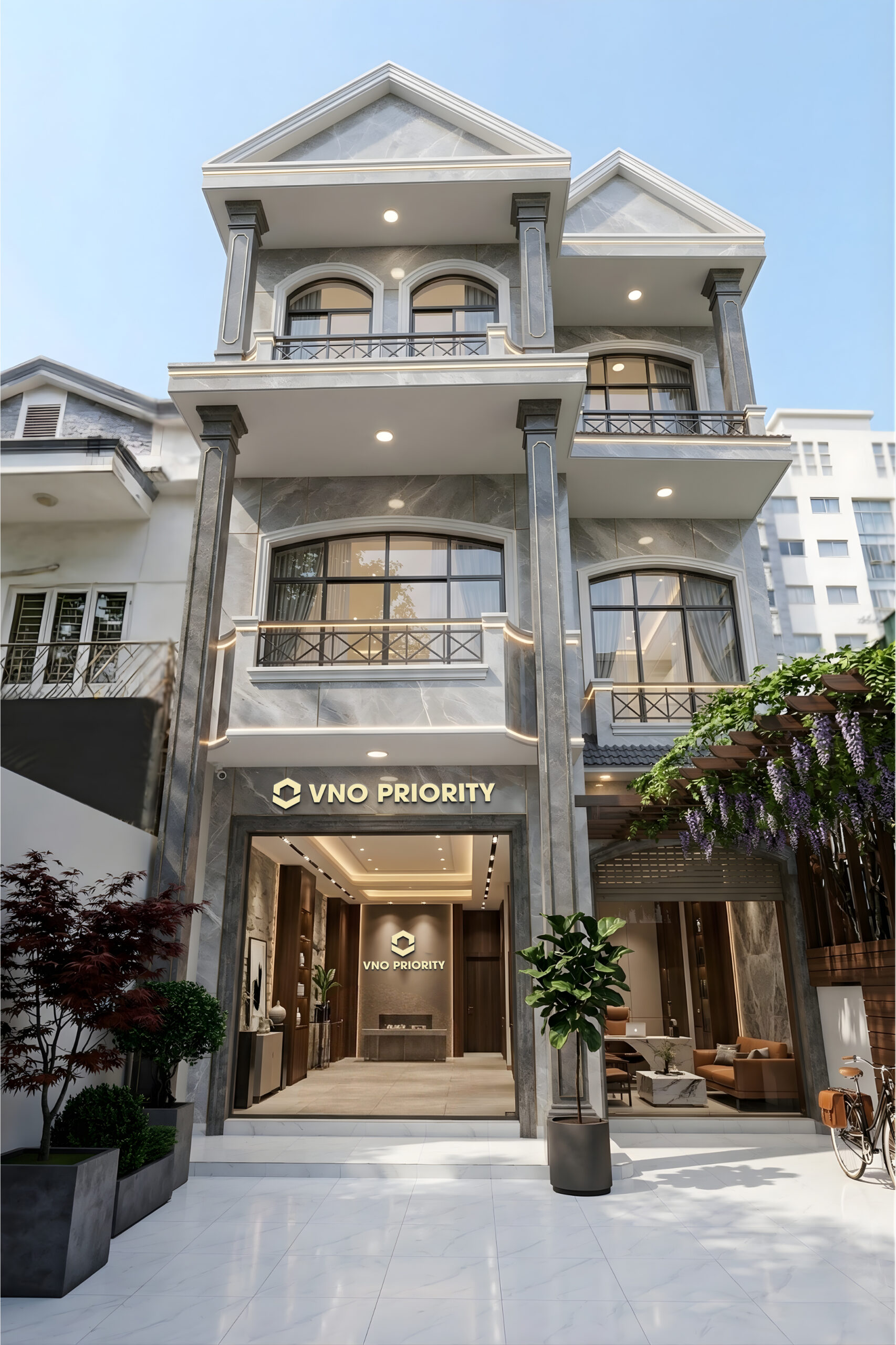 Biệt thự 3 tầng