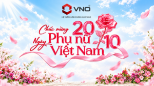 VNO tri ân khách hàng ngày 20/10 bằng hoạt động trao tặng hoa tại hệ thống văn phòng cho thuê.